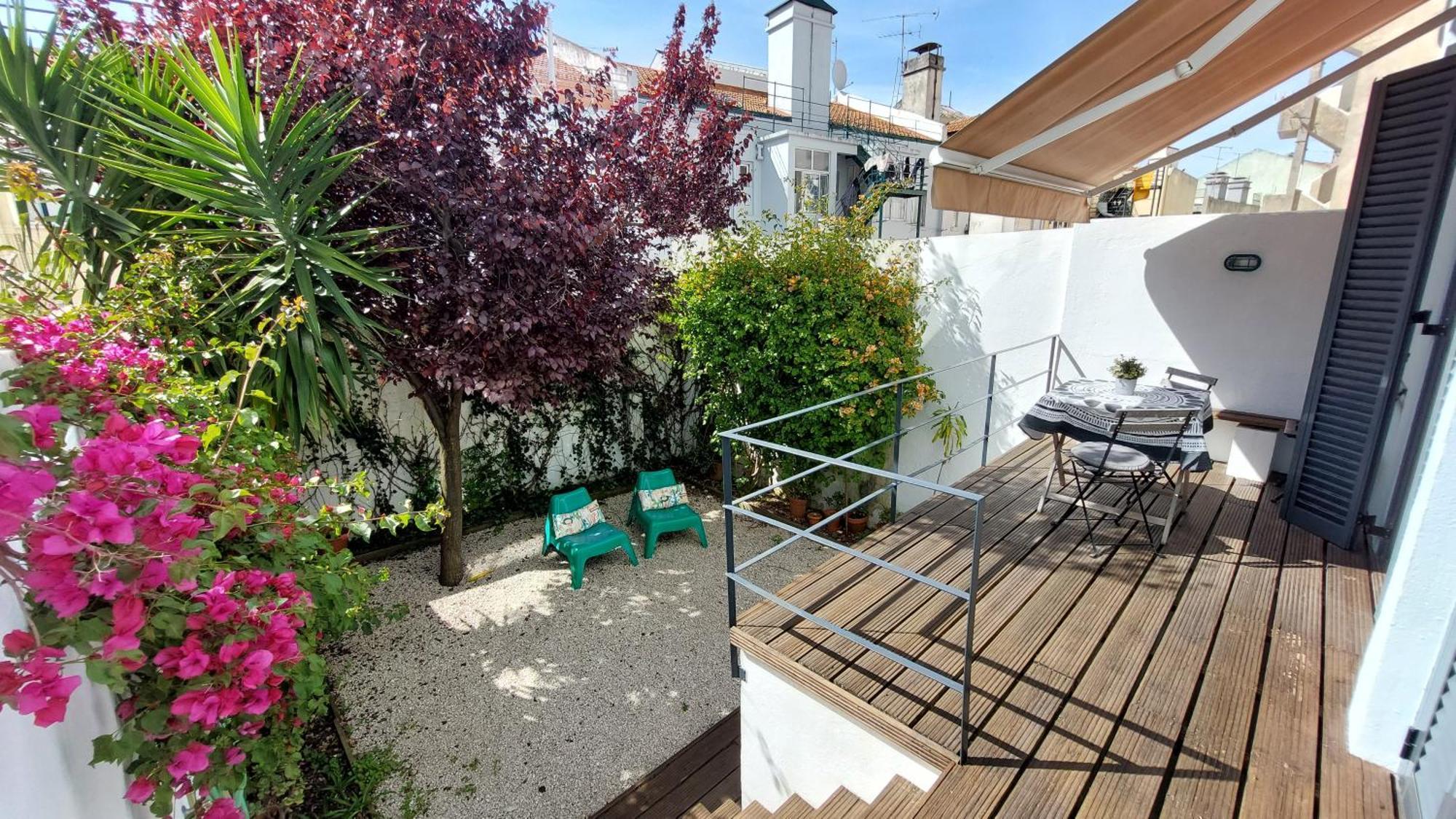 Apartment With Private Garden - Central Location Lizbona Zewnętrze zdjęcie